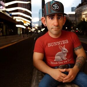 GOOD Treasures “Bunnies Think You’re Dumb” T-shirt